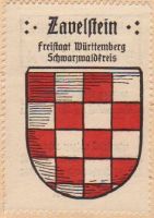 Wappen von Zavelstein/Arms (crest) of Zavelstein