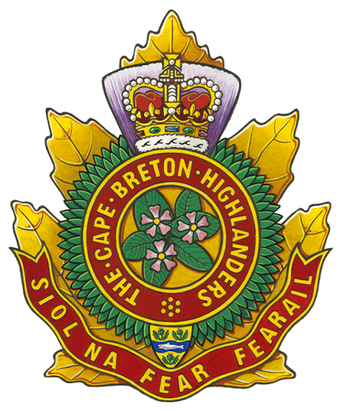 File:The Cape Breton Highlanders, Canadian Army.png