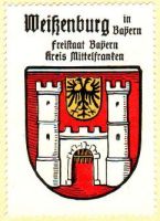 Wappen von Weissenburg in Bayern/Arms (crest) of Weissenburg in Bayern