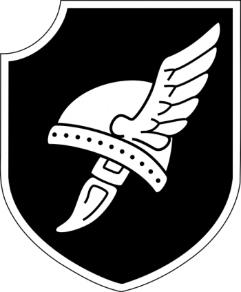 Coat of arms (crest) of the 38th SS Grenadier Division Nibelungen