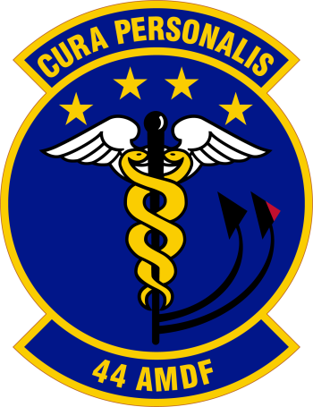 Coat of arms (crest) of the 44th Aerospace Medicine Flight, US Air Force