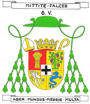 Arms (crest) of Louis-Gabriel Delaplace