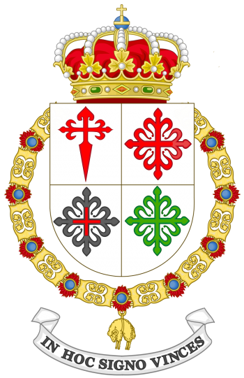 Coat of arms (crest) of the Infantry Regiment Órdenes Militares No 37, Spanish Army