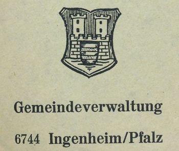 Wappen von Ingenheim (Pfalz)