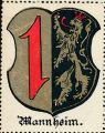 Wappen von Mannheim/ Arms of Mannheim