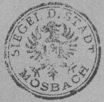 Wappen von Mosbach/Arms (crest) of Mosbach