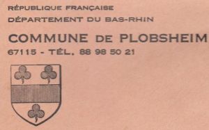 Blason de Plobsheim/Coat of arms (crest) of {{PAGENAME