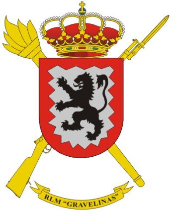 Coat of arms (crest) of the Gravelinas Military Logistics Residency, Spanish Army