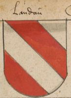 Wappen von Landau an der Isar/Arms (crest) of Landau an der Isar
