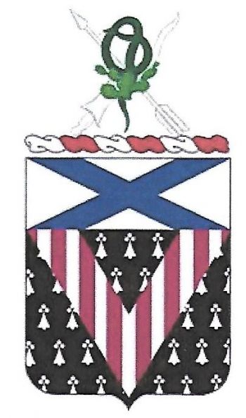 Arms of 2nd Artillery Regiment, US Army