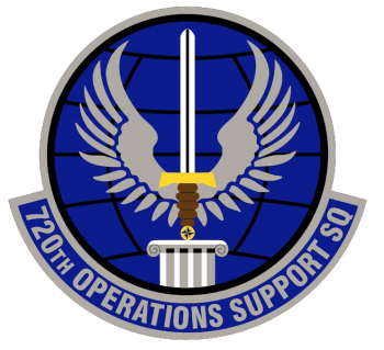 Coat of arms (crest) of the 720th Operations Support Squadron, US Air Force