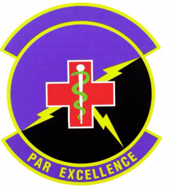 Coat of arms (crest) of the 927th Aeromedical Staging Squadron, US Air Force