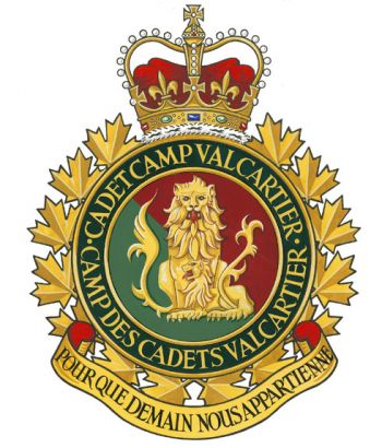 Coat of arms (crest) of the Cadet Camp Valcartier, Canada