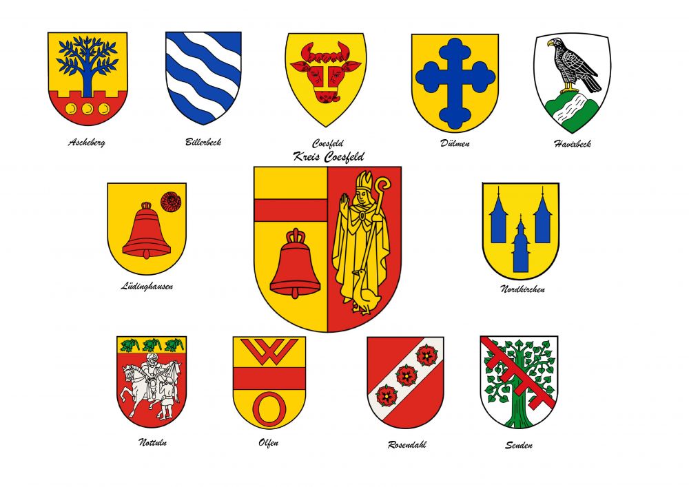 Wappen von Coesfeld (Coat of arms (crest) of Coesfeld)