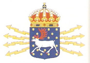 Coat of arms (crest) of the 3rd Signals Regiment Norrland Signals Regiment, Swedish Army