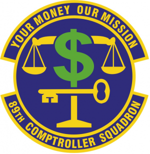 89th Comptroller Squadron, US Air Force.png