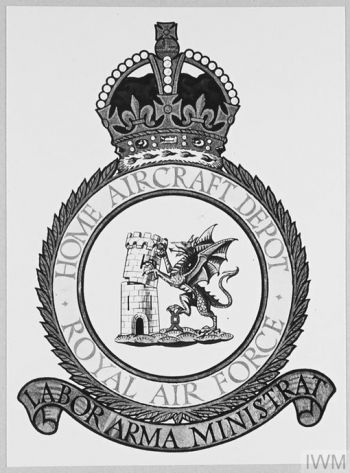 Coat of arms (crest) of the Home Aircraft Depot, Royal Air Force
