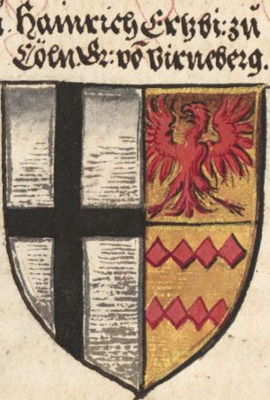 Arms (crest) of Heinrich von Virneburg