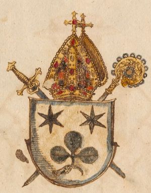 Arms (crest) of Hildebrand von Riedmatten