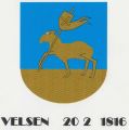 Wapen van Velsen/Coat of arms (crest) of Velsen