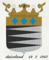 Wapen van Duiveland/Coat of arms (crest) of Duiveland