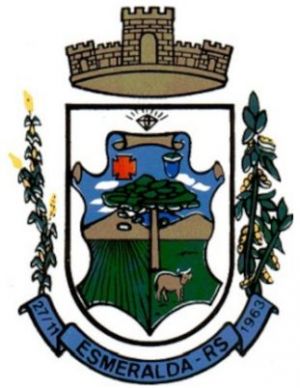 Brasão de Esmeralda (Rio Grande do Sul)/Arms (crest) of Esmeralda (Rio Grande do Sul)