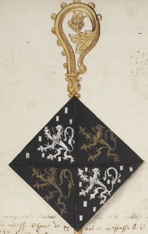Arms (crest) of Marguerite de Hinckart