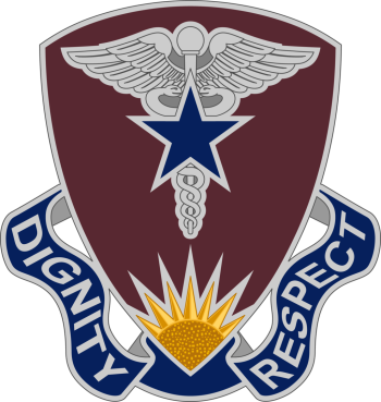Arms of US Army Medical Readiness Command Europe