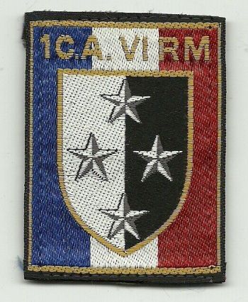 Coat of arms (crest) of the 1st Army Corps - VI Military Region, French Army