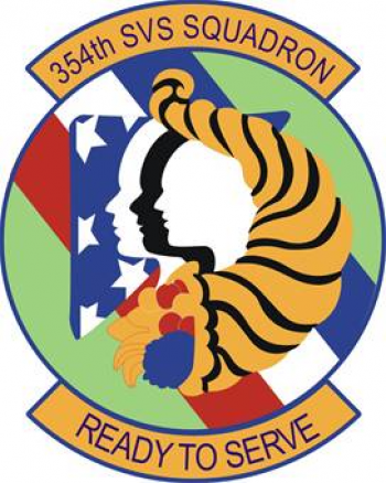 Coat of arms (crest) of the 354th Services Squadron, US Air Force