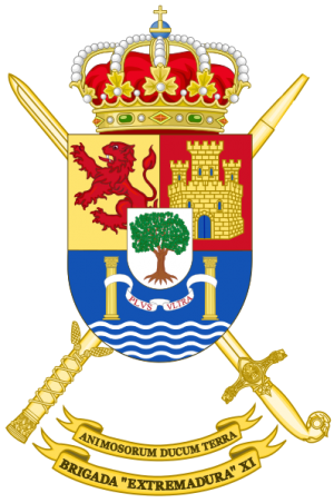 Brigade Extremadura XI, Spanish Army.png