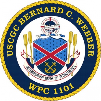 Coat of arms (crest) of USCGC Bernard C. Webber (WPC-1101)