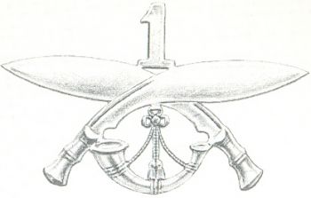 Arms of 1st Gorkha Rifles (The Malaun Regiment), Indian Army