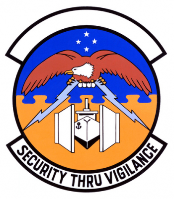 Coat of arms (crest) of the 24th Security Forces Squadron, US Air Force