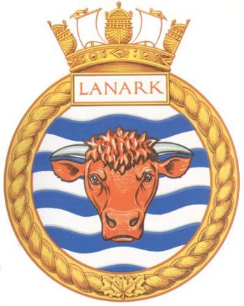 Coat of arms (crest) of the HMCS Lanark, Royal Canadian Navy