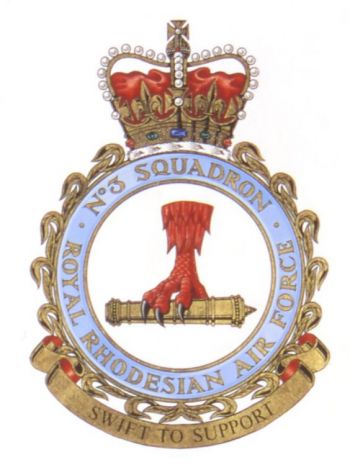 Coat of arms (crest) of the No 3 Squadron, Royal Rhodesian Air Force