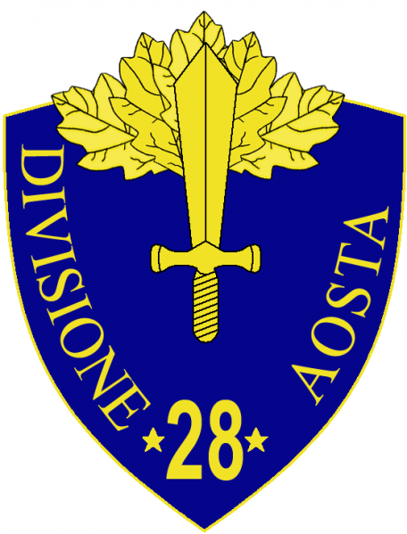 File:28th Infantry Division Aosta, Italian Army.png