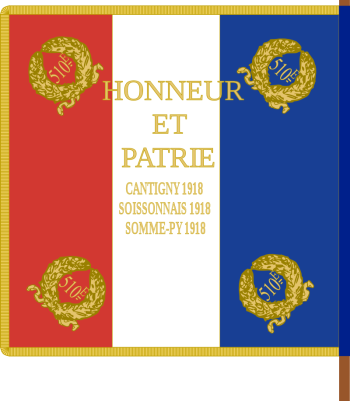 Coat of arms (crest) of 510th Tank Regiment, French Army