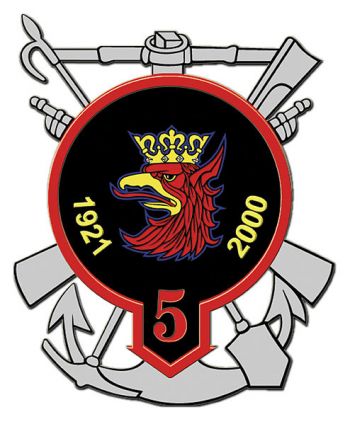 Coat of arms (crest) of the 5th Engineer Regiment Gen. Ignacy Prądzyński, Polish Army