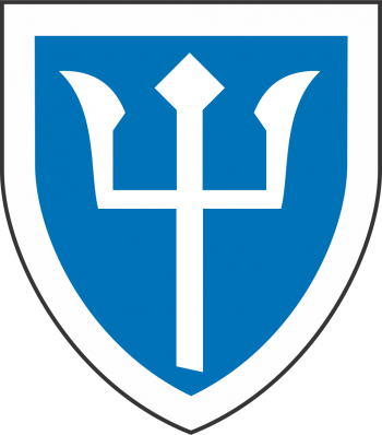 Coat of arms (crest) of 97th Infantry Division The Trident Division, US Army