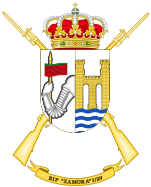 Protected Infantry Battalion Zamora I-29, Spanish Army.png