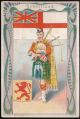 Arms, Flags and Folk Costume trade card