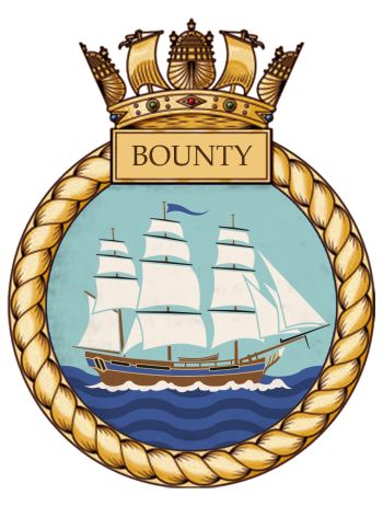 Coat of arms (crest) of the Training Ship Bounty, South African Sea Cadets