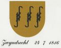 Wapen van Zwijndrecht/Coat of arms (crest) of Zwijndrecht