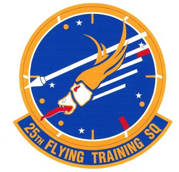 Coat of arms (crest) of the 25th Flying Training Squadron, US Air Force