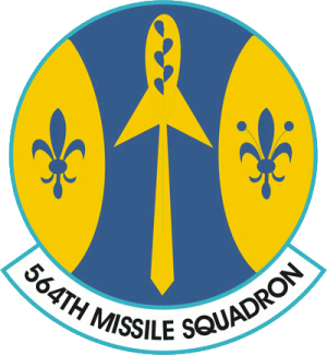 564th Missile Squadron, US Air Force.png
