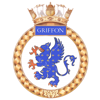 Coat of arms (crest) of the HMCS Griffon, Royal Canadian Navy