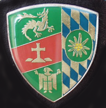 Coat of arms (crest) of the Mountain Armoured Grenadier Battalion 221, German Army