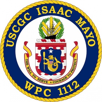 Coat of arms (crest) of USCGC Isaac Mayo (WPC-1112)