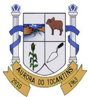 Brasão de Aurora do Tocantins/Arms (crest) of Aurora do Tocantins